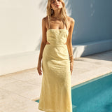 Give Me Sunshine Maxi Dress Yellow