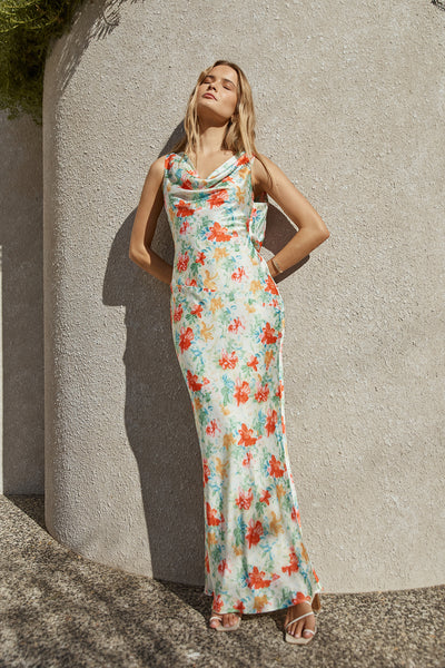 Coastal Maxi Dress Print