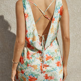 Coastal Maxi Dress Print