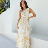 Sunset Serenade Floral Maxi Dress