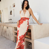 Sahara Sunset Maxi Dress Cream