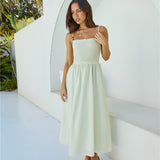 Honey Skies Maxi Dress Green