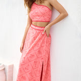 Another Round Maxi Skirt Red