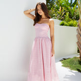 Mimi Moments Strapless Maxi Dress Pink