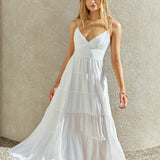 Delaney Maxi Dress White