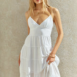 Delaney Maxi Dress White