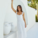 Tunnel Of Love Maxi Dress White