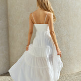 Delaney Maxi Dress White