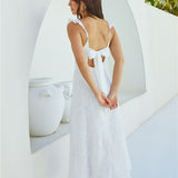 Tunnel Of Love Maxi Dress White