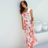 Sun-kissed Charm Floral Maxi Dress