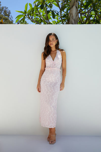 Enchanted Mist Maxi Dress Pink