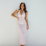 Enchanted Mist Maxi Dress Pink