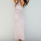 Enchanted Mist Maxi Dress Pink