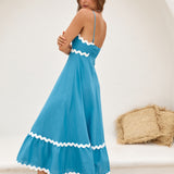 Sweet Devotion Maxi Dress Blue