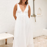 Morning Sun Maxi Dress White