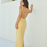 Summer Song Maxi Dress Yellow