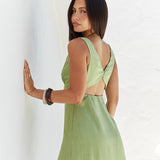 Dusk Dream Mini Dress Green