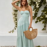 Calm And Collected Maxi Dress Sage