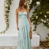 Calm And Collected Maxi Dress Sage