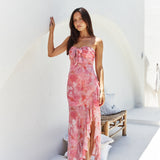 Majorca Strapless Midi Pink