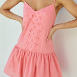 Coral Craze Mini Dress Pink