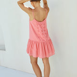 Coral Craze Mini Dress Pink