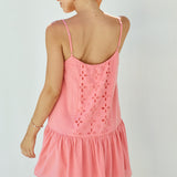 Coral Craze Mini Dress Pink