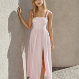 FORTUNATE ONE Hopeful Romantic Maxi Dress Pink