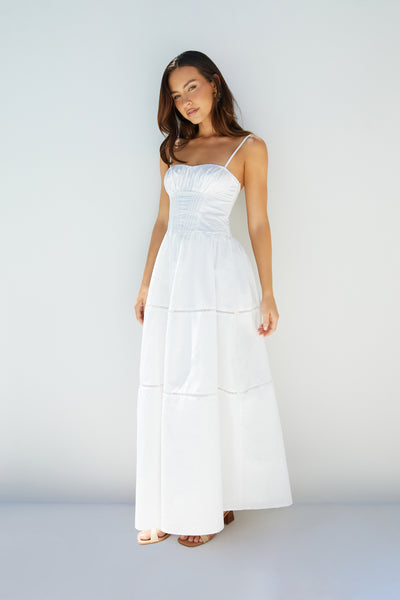 Mandy More Maxi Dress White