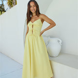 Sincerely True Maxi Dress Yellow