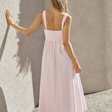 FORTUNATE ONE Hopeful Romantic Maxi Dress Pink