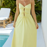 Sincerely True Maxi Dress Yellow