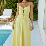 Sincerely True Maxi Dress Yellow