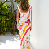 Palms of Paradise Maxi Dress Pink