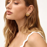 18k Gold Plated Fave Places Earrings Gold