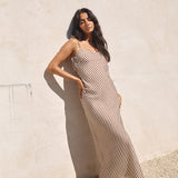 Dedicated To You Maxi Dress Brown