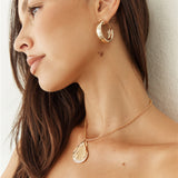 18K Gold Plated True Self Earrings Gold