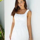 Short and Sweet Mini Dress White