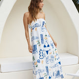 Sunkissed Sites Maxi Dress Blue