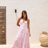 Picnic Season Maxi Dress Pink