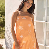 Cancun Chaos Mini Dress Orange