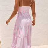 Picnic Season Maxi Dress Pink