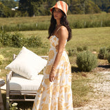 Sunset Trails Maxi Dress Yellow