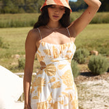 Sunset Trails Maxi Dress Yellow