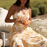 Sunset Trails Maxi Dress Yellow