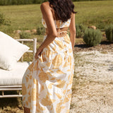 Sunset Trails Maxi Dress Yellow