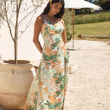 Rainforest Glow Maxi Dress Green