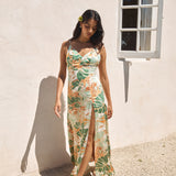 Rainforest Glow Maxi Dress Green