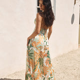 Rainforest Glow Maxi Dress Green