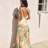 Rainforest Glow Maxi Dress Green